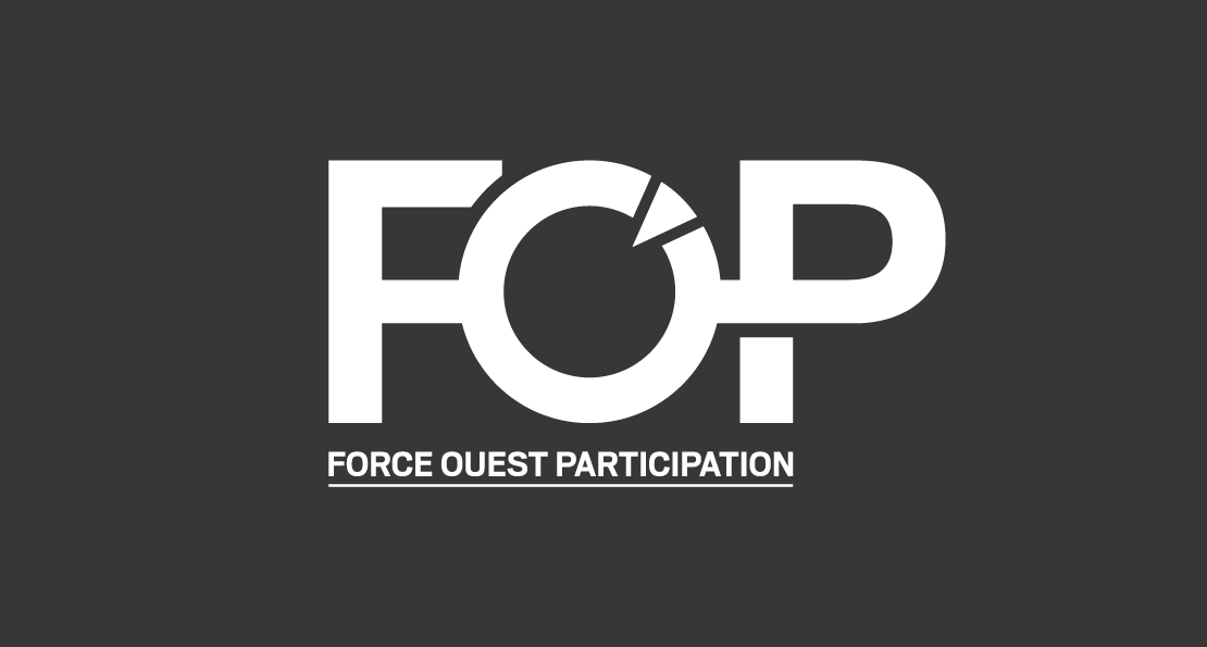 Logo FOP en blanc